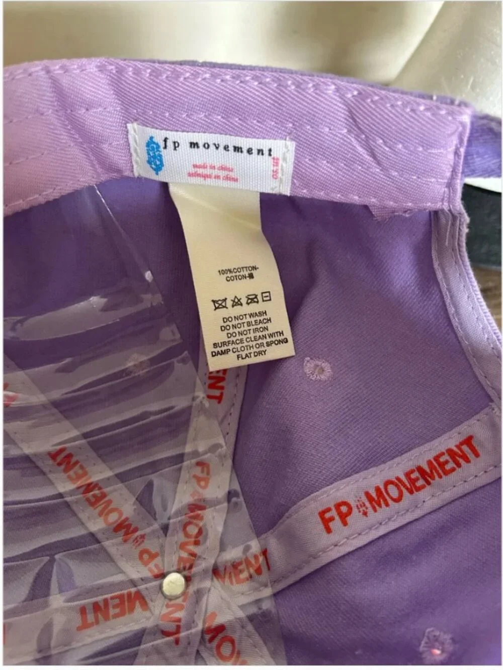 Free People NWT purple lavander baseball cap hat New with tag
